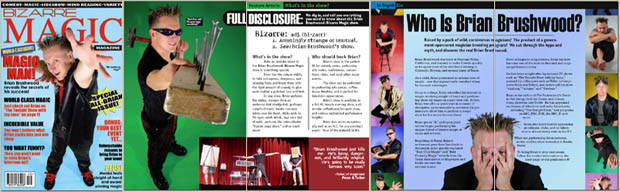 booklet on brian and the bizarre magic show
